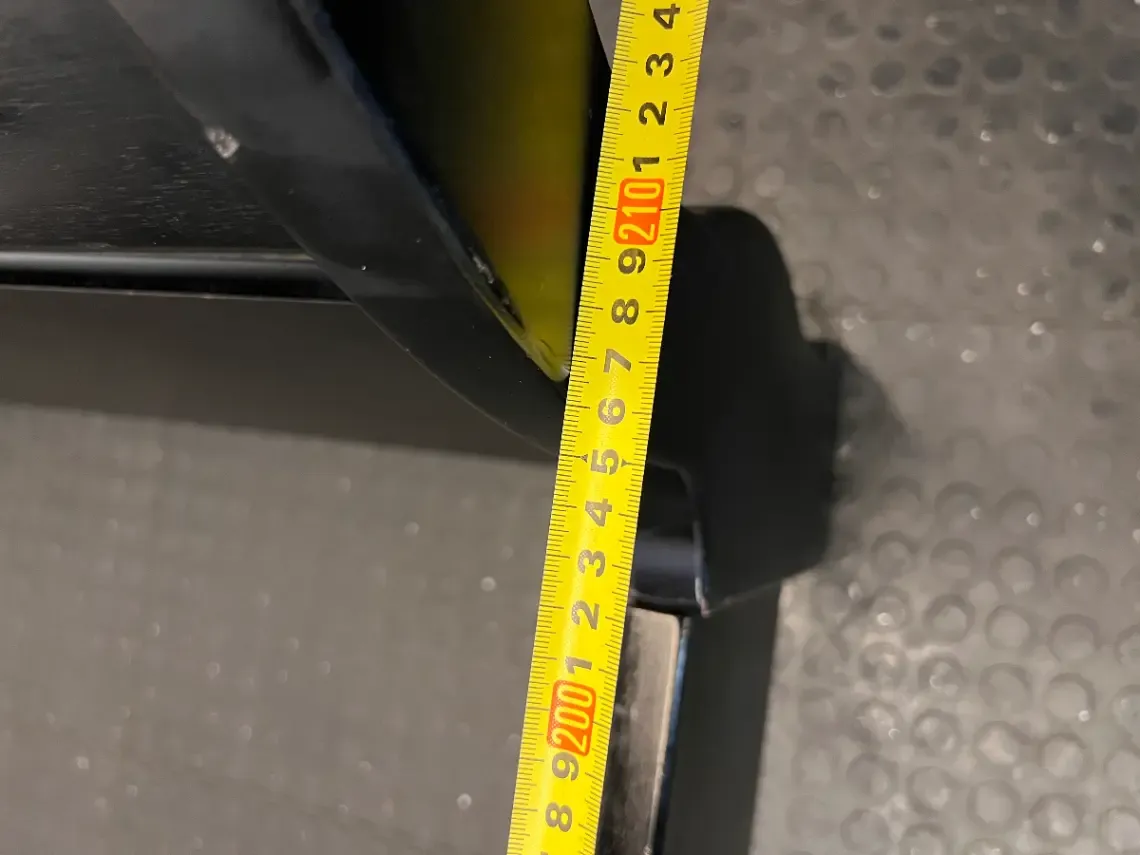 Black Queen Sleigh Bed Frame & Side Tables - Missing Middle Slats - 2ndhandwarehouse.com