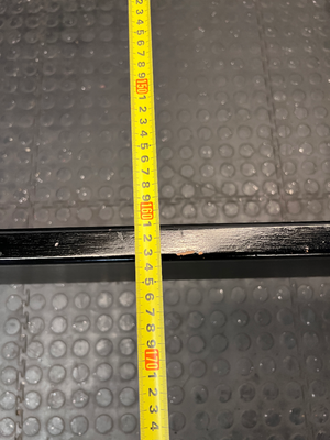 Black Queen Sleigh Bed Frame & Side Tables - Missing Middle Slats - 2ndhandwarehouse.com