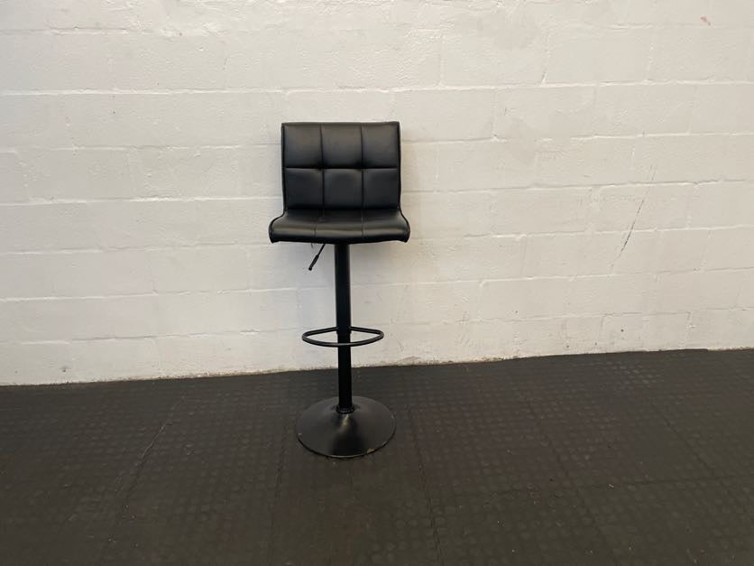 Black Studded Bar Stool (Bottom Loose) - PRICE DROP - 2ndhandwarehouse.com