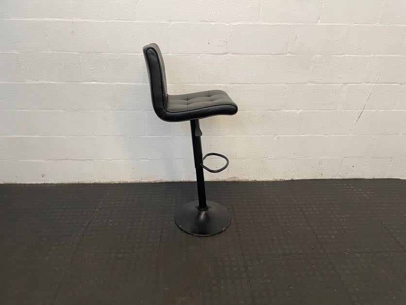Black Studded Bar Stool (Bottom Loose) - PRICE DROP - 2ndhandwarehouse.com