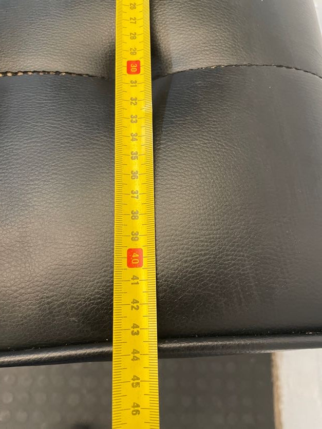 Black Studded Bar Stool (Bottom Loose) - PRICE DROP - 2ndhandwarehouse.com