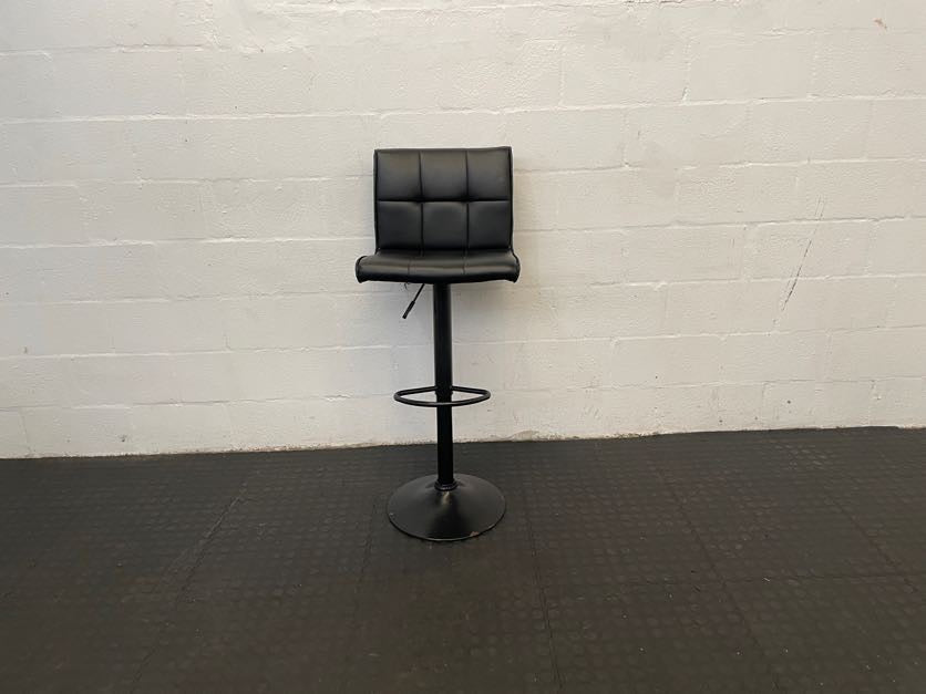 Black Studded Bar Stool (Bottom Loose) - PRICE DROP