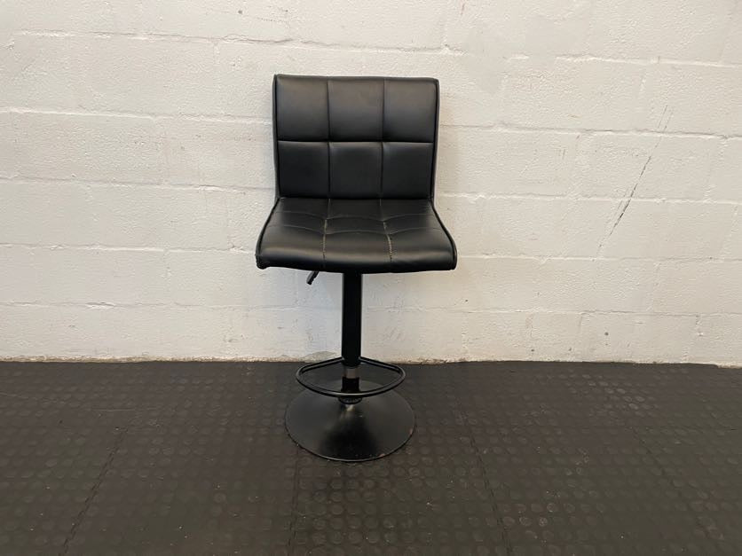 Black Studded Bar Stool - PRICE DROP - 2ndhandwarehouse.com