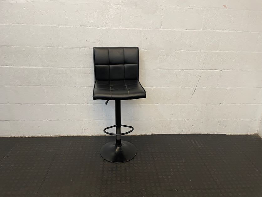 Black Studded Bar Stool - PRICE DROP - 2ndhandwarehouse.com