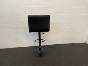 Black Studded Bar Stool - PRICE DROP