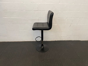 Black Studded Bar Stool - PRICE DROP