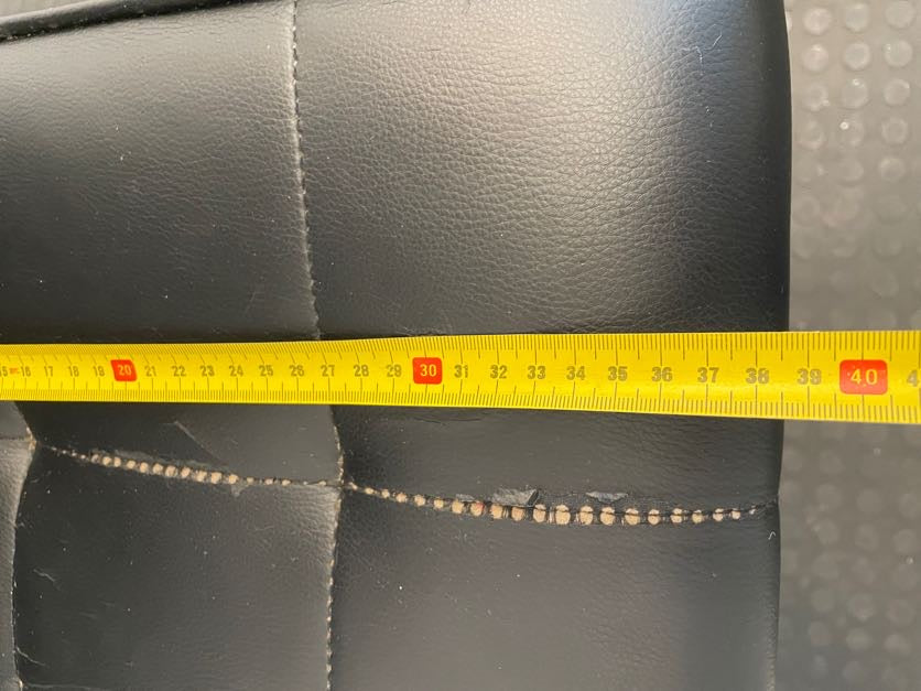 Black Studded Bar Stool - PRICE DROP - 2ndhandwarehouse.com