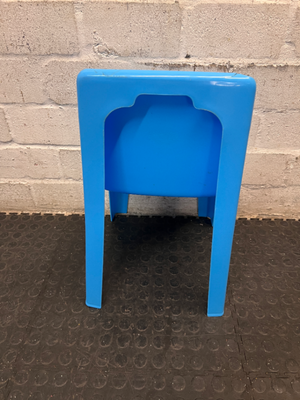 Blue Plastic Junior Chair