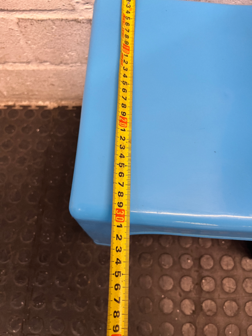 Blue Plastic Junior Chair