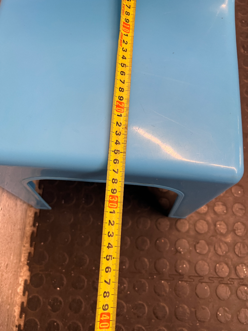 Blue Plastic Junior Chair
