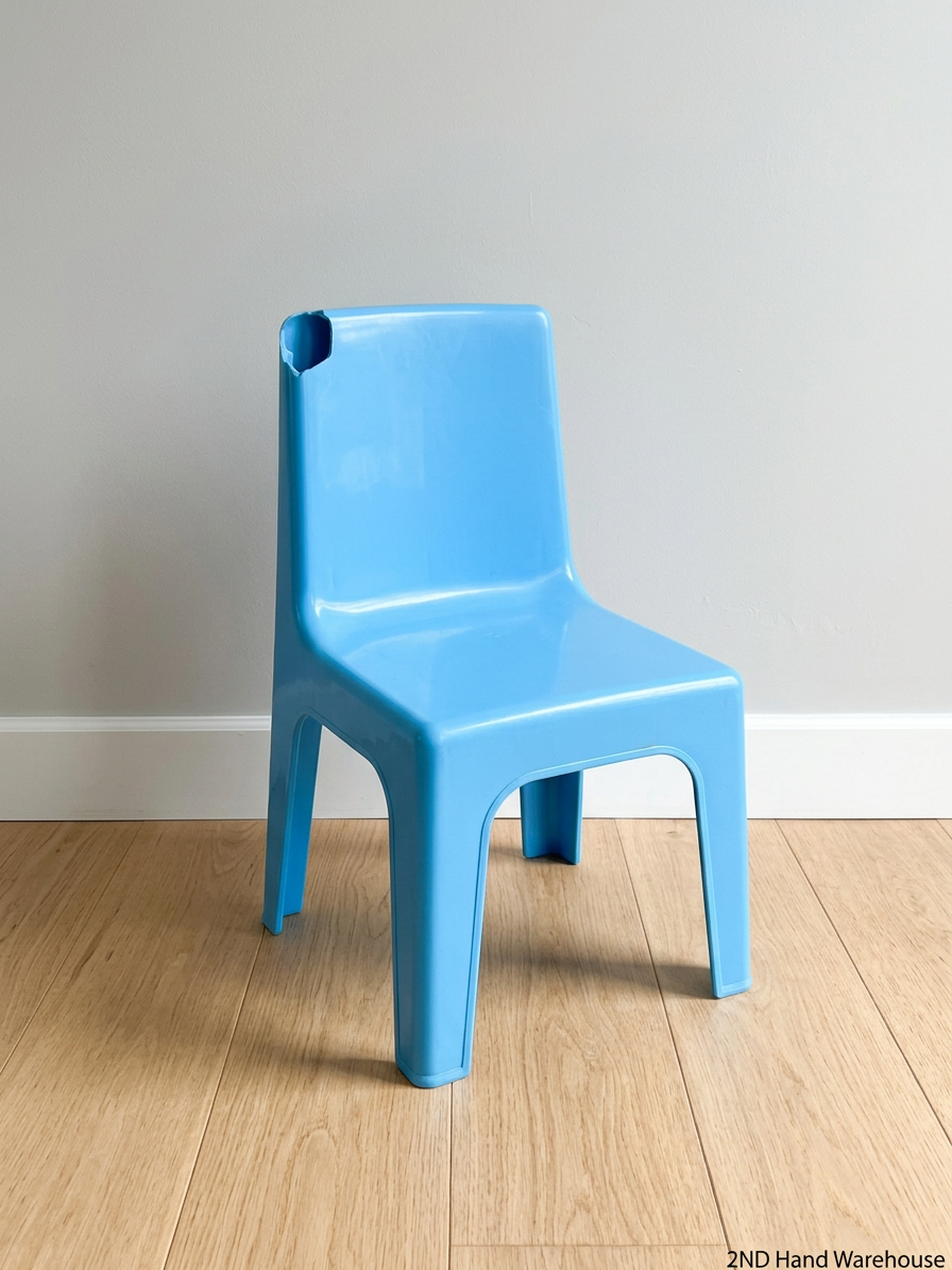 Blue Plastic Junior Chair