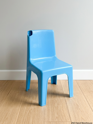 Blue Plastic Junior Chair