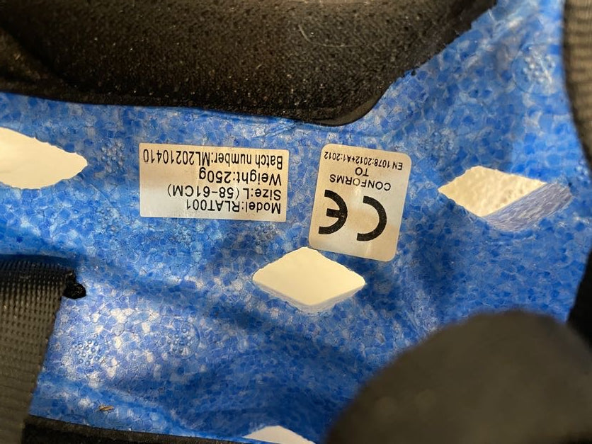 Blue Raleigh Helmet Size L RLAT001 - 2ndhandwarehouse.com
