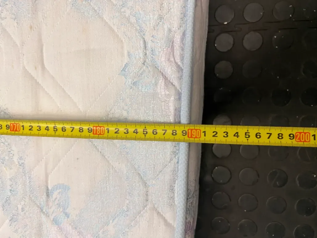 Blue and Lilac Floral Single Mattress — Good Condition - 2ndhandwarehouse.com