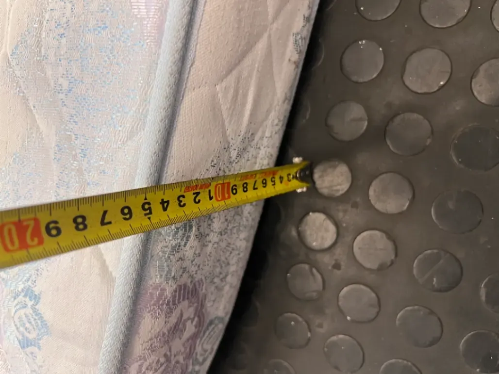 Blue and Lilac Floral Single Mattress — Good Condition - 2ndhandwarehouse.com