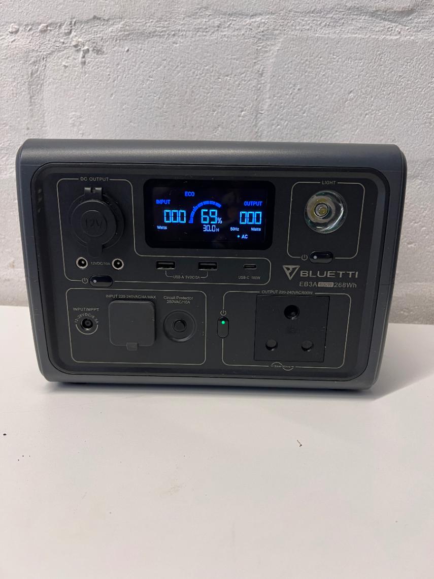 Bluetti EB3A 268Wh Portable Power Station — Good Working Order - 2ndhandwarehouse.com
