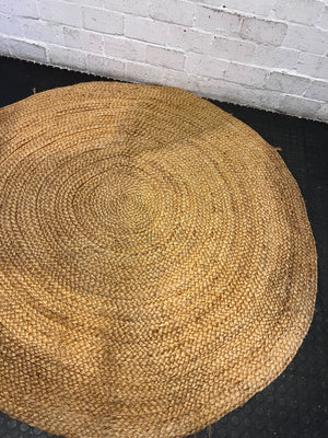 Boho Chic Natural Jute Round Rug - 2ndhandwarehouse.com