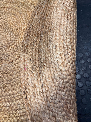 Boho Chic Natural Jute Round Rug - 2ndhandwarehouse.com