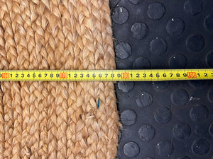 Boho Chic Natural Jute Round Rug - 2ndhandwarehouse.com