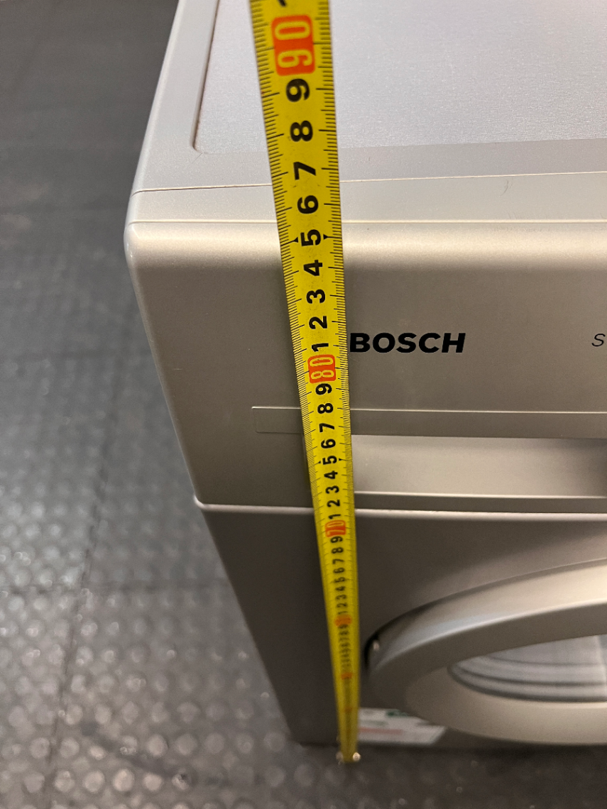 Bosch Serie 2 Front Loader Washing Machine in Silver — Working Well with Signs of Heavy Use