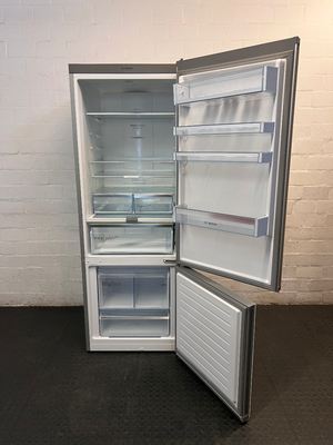 Bosch Series 6 White Glass Front Fridge-Freezer — Good Working Order