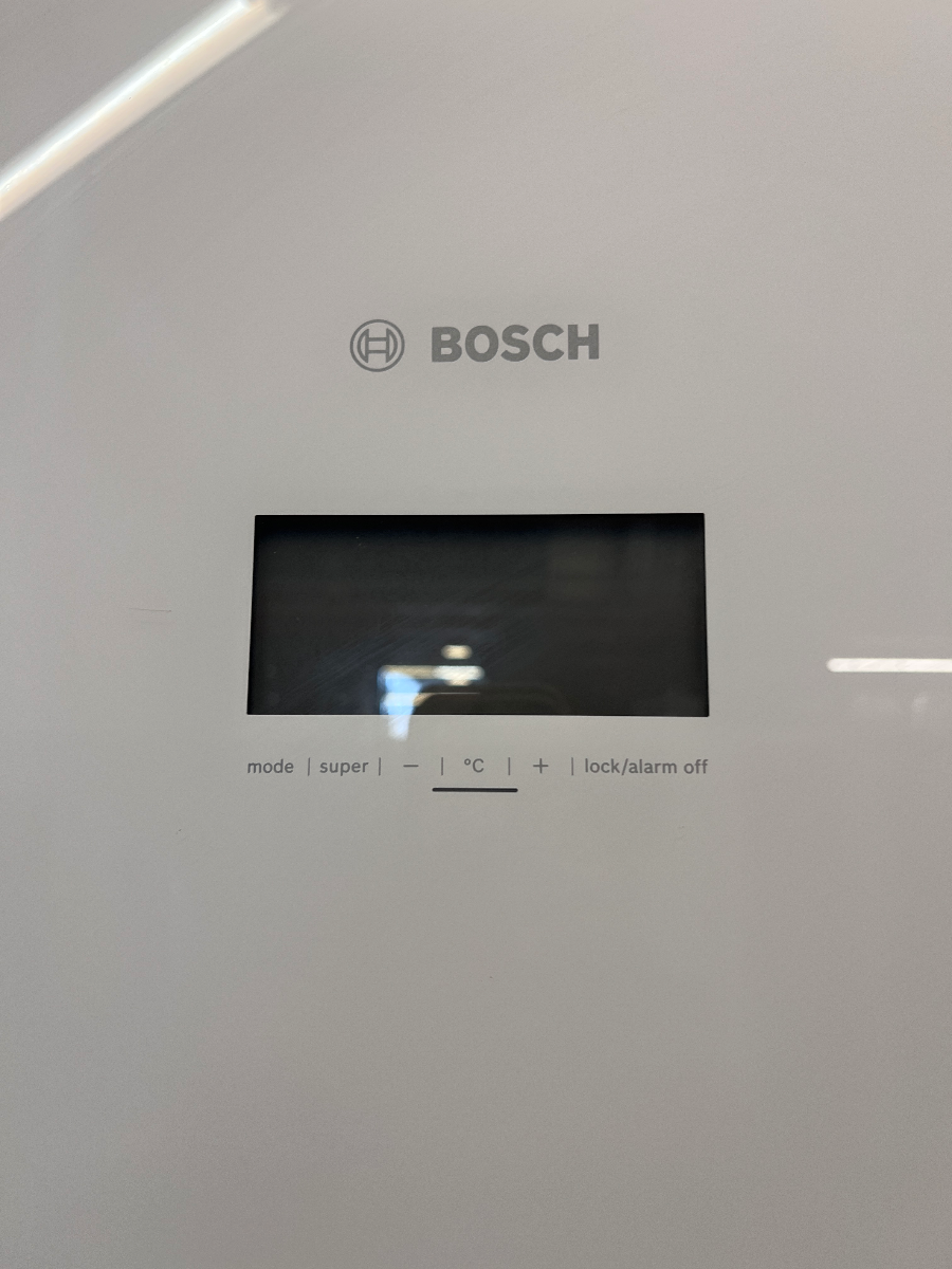 Bosch Series 6 White Glass Front Fridge-Freezer — Good Working Order