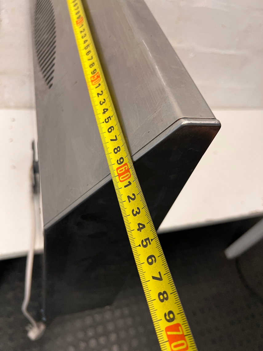 Bosch Silver Stove Extractor Fan — Good Working Order; No Plug Connected