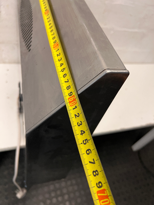 Bosch Silver Stove Extractor Fan — Good Working Order; No Plug Connected
