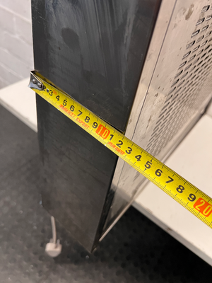 Bosch Silver Stove Extractor Fan — Good Working Order; No Plug Connected
