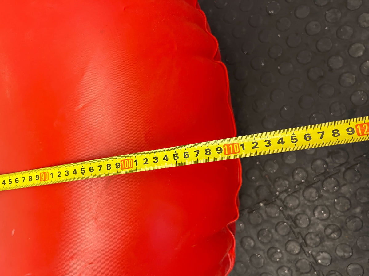 Bright Red Inflatable Tube