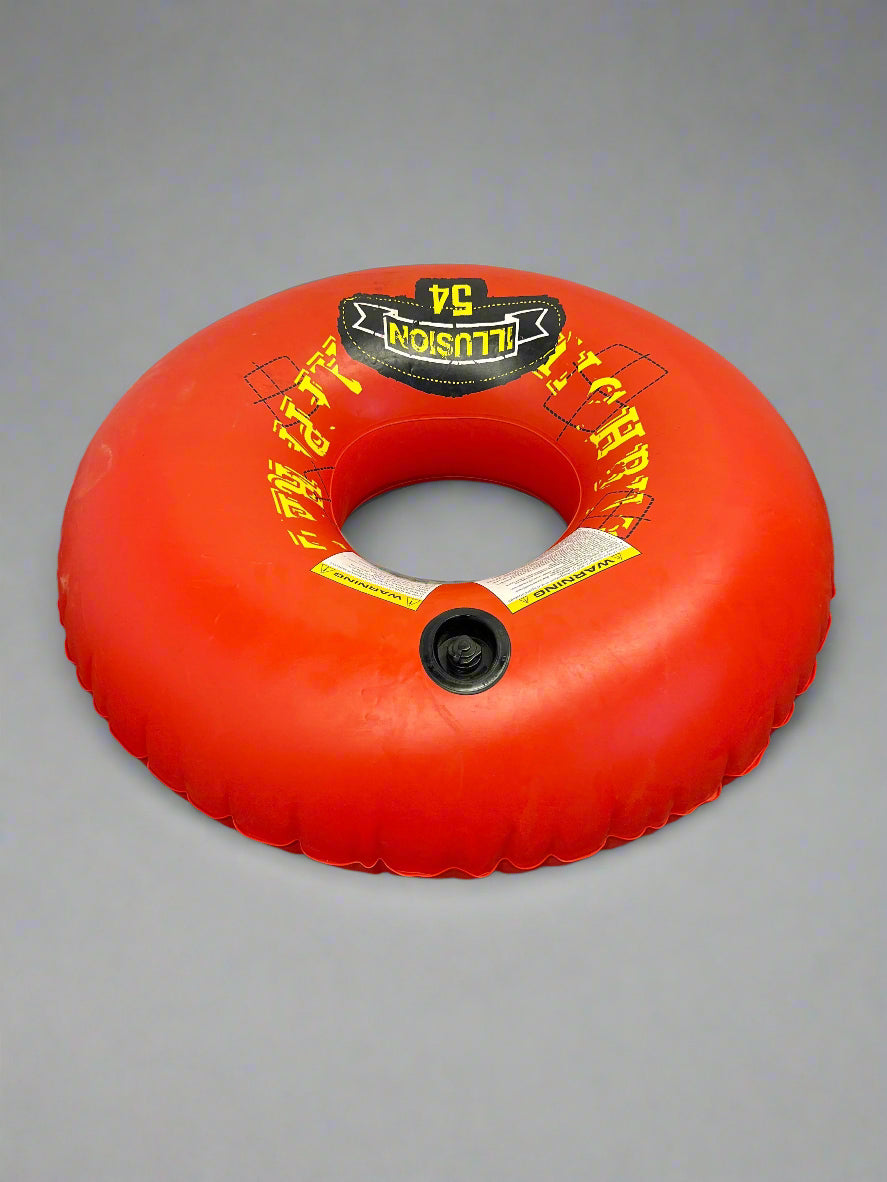 Bright Red Inflatable Tube