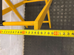 Bright Yellow Folding Stand - Stylish & Functional