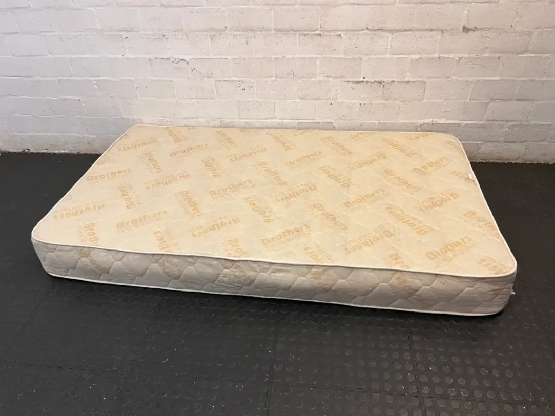 Brothers Three-Quarter Quilted Mattress — Dust Marks on Mattress S - 2ndhandwarehouse.com
