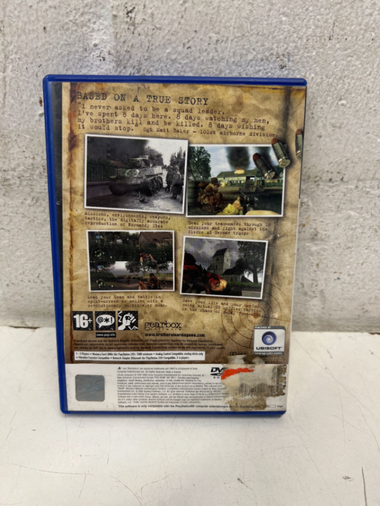 Brothers in Arms: Road to Hill 30 (PS2) - Good Condition - 2ndhandwarehouse.com