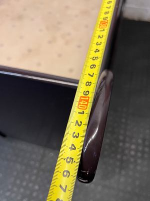Brown Sleigh Cot - Pre-loved with Minor Scuffs - 2ndhandwarehouse.com