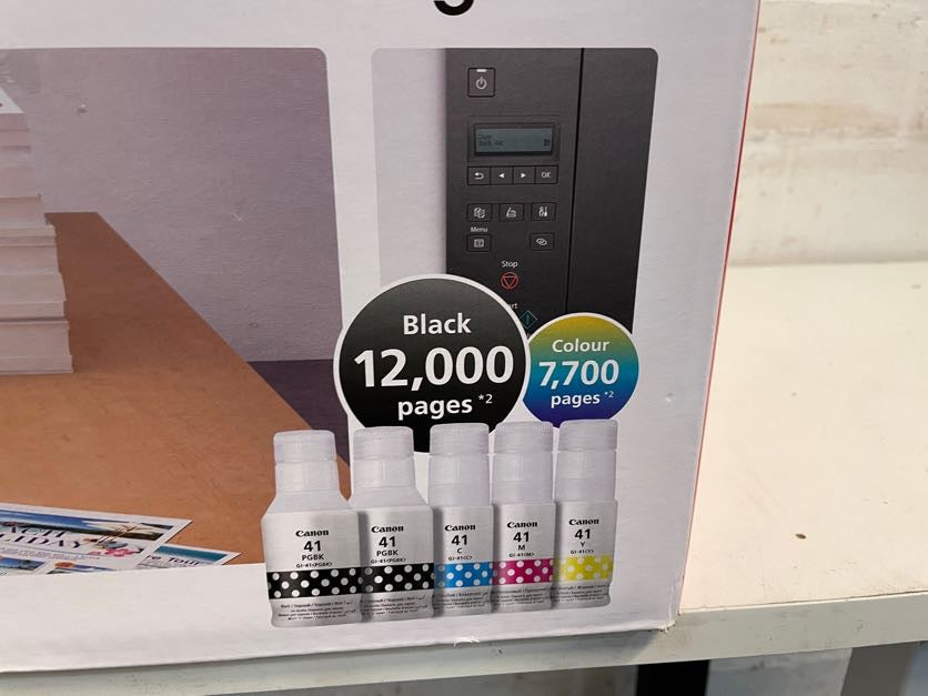 Canon Pixma G3420 Wifi All-in-One Printer - Zero Cartridge MegaTank - PRICE DROP - 2ndhandwarehouse.com