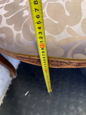 Charming French Provincial Style Armchair - Vintage Upholstery