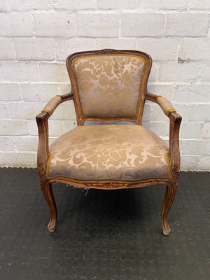 Charming French Provincial Style Armchair - Vintage Upholstery