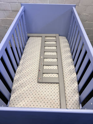 Charming Purple Baby Crib with Storage Drawers – Minor Scuffs