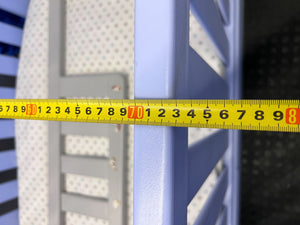 Charming Purple Baby Crib with Storage Drawers – Minor Scuffs