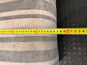 Charming Striped Armchair with Lumbar Cushion