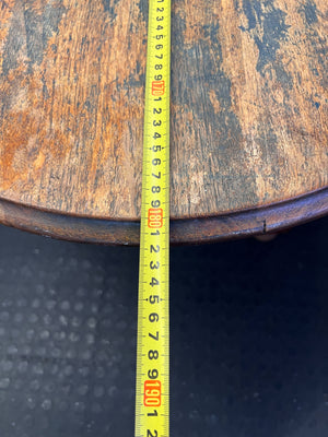 Charming Vintage Oval Wooden Dining Table- Some scratches an fading on the top of table