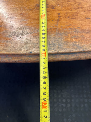 Charming Vintage Oval Wooden Dining Table- Some scratches an fading on the top of table