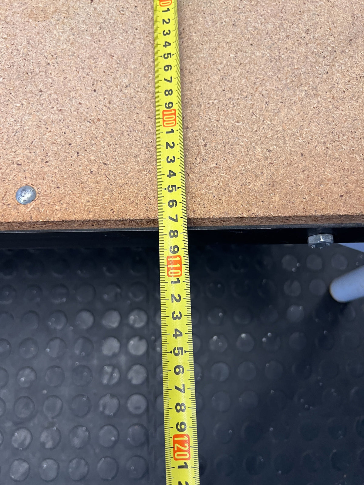 Charming White Metal three quarter Bed Frame with Wood Accents