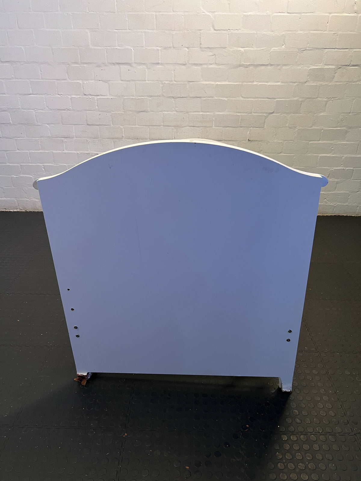 Charming White Wooden Single Bed Frame with Minimal Wear - REDUCED