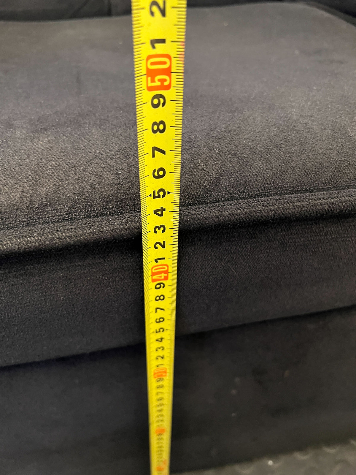 Chic Black Velvet Armchair with Tufted Design and Minor Damage - REDUCED