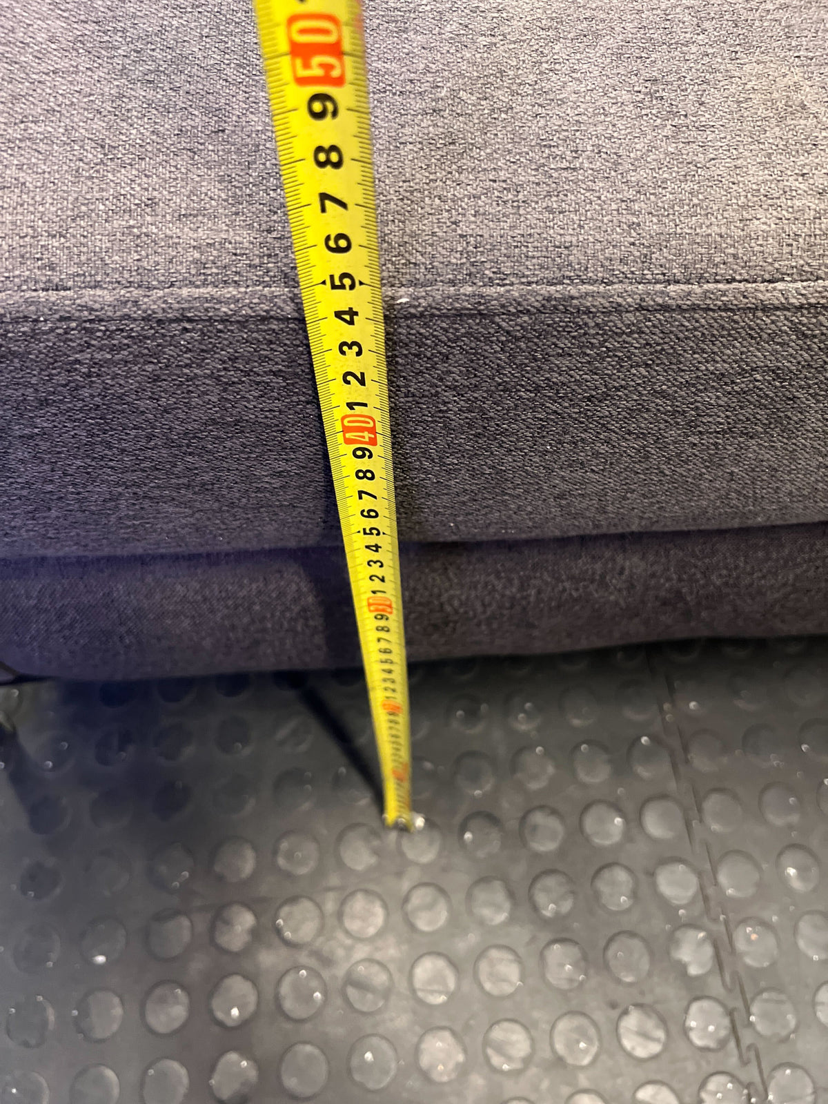 Chic Charcoal Grey 2-Seater Sofa with Button Tufting