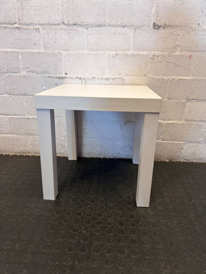 Chic Light Grey Square Side Table - Versatile Accent Piece - 2ndhandwarehouse.com