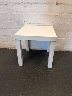Chic Light Grey Square Side Table - Versatile Accent Piece - 2ndhandwarehouse.com
