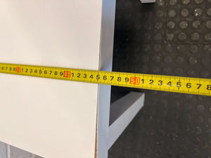 Chic Light Grey Square Side Table - Versatile Accent Piece - 2ndhandwarehouse.com